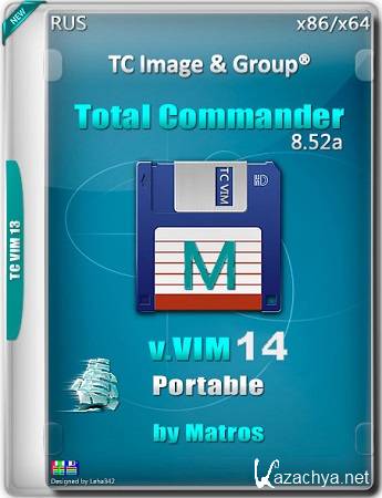 Total Commander 8.52a v.VIM 14 Portable by Matros (RUS/2016)