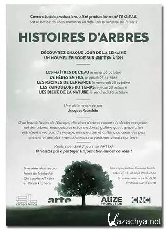 Истории деревьев. Властелины вод / Les maitres de l'eau / Histoires d'Arbres (2015) DVB Истории деревьев. Властелины вод / Les maitres de l'eau / Histoires d'Arbres (2015) DVB