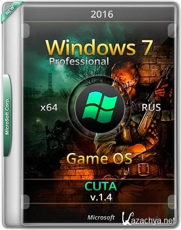 Windows 7 Pro v.1.4 Game OS by CUTA (x64/RUS)