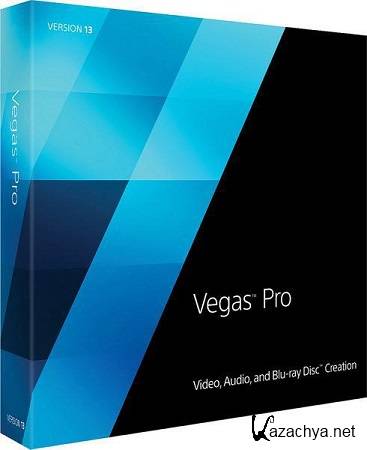 MAGIX Vegas Pro 13.0 Build 545 AI + Vegasaur 2.1 RePack by PooShock (x64)