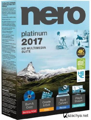 Nero 2017 Platinum 18.0.00300 RePack by KpoJIuK + Content Pack