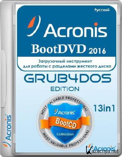 Acronis BootDVD 2016 Grub4Dos Edition v.44 13in1