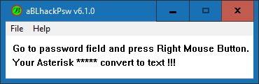 aBLhackPsw v6.1.0 Password recovery tool