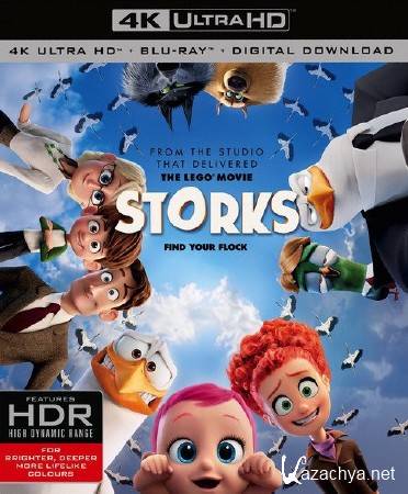 Аисты / Storks (2016) HDRip/BDRip 720p/BDRip 1080p