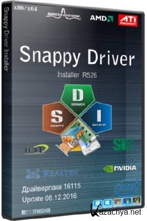 Snappy Driver Installer R526 / Драйверпаки 16115 (2016/RUS/ML)