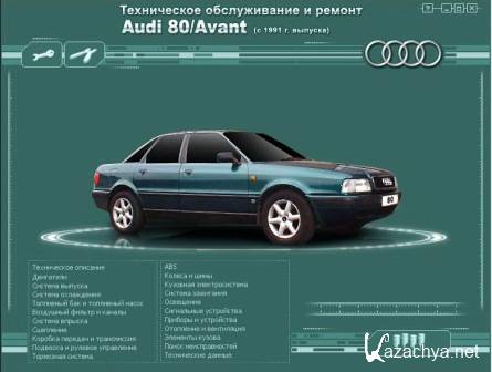 Audi 80 - Техническое обслуживание и ремонт Audi 80/Avant 1991-1995 (2006) EXE