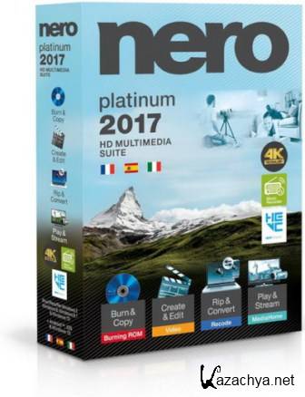 Nero 2017 Platinum 18.0.00300 RePack by KpoJIuK (Upd.) [Multi/Ru]