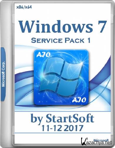 Windows 7 SP1 AIO Release by StartSoft 11-12 2017 (x86/x64/RUS)