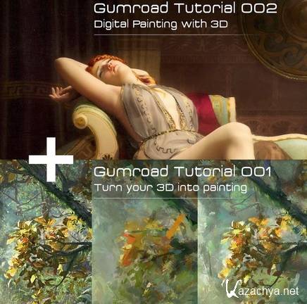Gumroad  Bundle 001 and 002 Painting With 3D by Stephane Wootha Richard