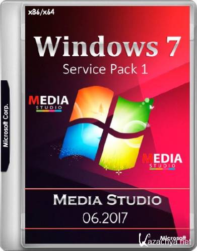 Windows 7 Media Studio SP1 by Xomaze 06.2017 (x86/x64/RUS)