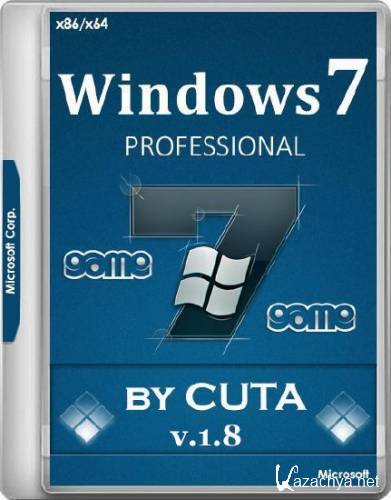 Windows 7 Professional SP1 x86/x64 Game OS 1.8 by CUTA (RUS/2017)