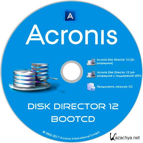 Acronis Disk Director 12 Build 12.0.3297 BootCD