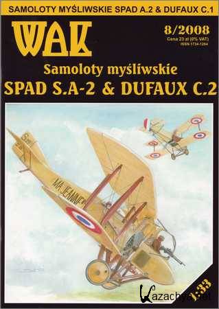 WAK 8 2008. - Spad S.A-2 & Dufaux C.2