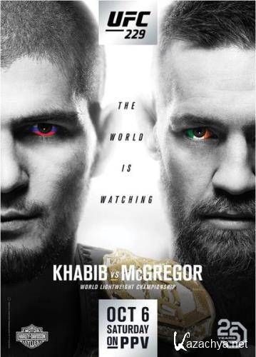 Смешанные единоборства / Хабиб Нурмагомедов - Конор Макгрегор / Основной кард / UFC 229 / Khabib vs. McGregor / Main Card (2018) HDTV 1080i