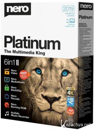 Nero Platinum 2019 Suite 20.0.07200 + Content Pack