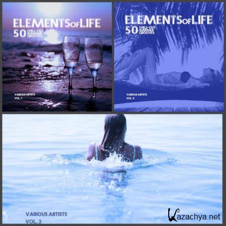 Elements of Life: 50 Chill out Summer Grooves Collection, Vol. 1-3 (2019) FLAC