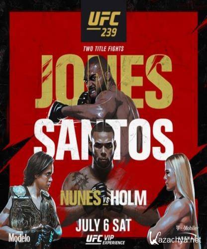   /  vs.   /   / UFC 239: Jon Jones vs. Thiago Santos/ Main Card (2019) IPTVRip 1080i