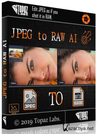 Topaz JPEG to RAW AI 2.2.0 RePack & Portable by TryRooM