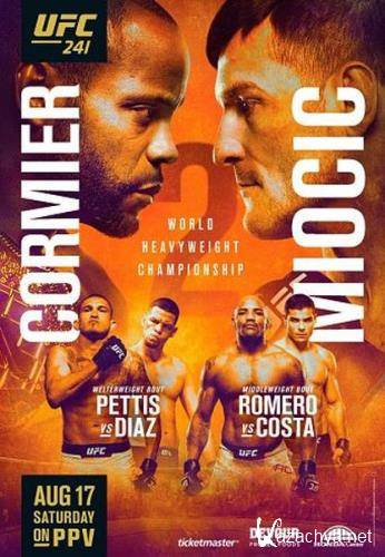 Смешанные единоборства / Даниэль Кормье - Стипе Миочич 2 / Основной кард / UFC 241: Daniel Cormier Vs Stipe Miocic 2 / Main Card (2019) IPTV 1080i