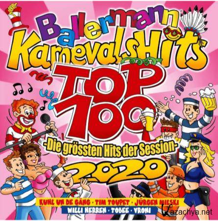 Ballermann Karnevals Hits Top 100: Die Groessten Hits Der Session [2CD] (2020)