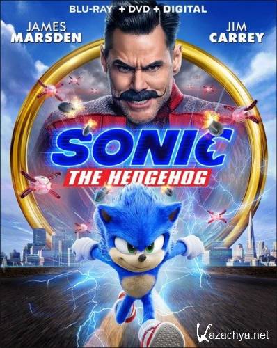 Соник в кино / Sonic the Hedgehog (2020) HDRip/BDRip 720p/BDRip 1080p