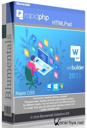 Blumentals HTMLPad / Rapid CSS / Rapid PHP / WeBuilder 2020 16.2.0.228