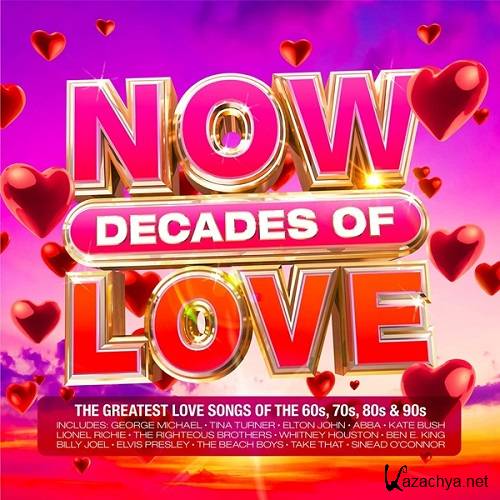 NOW Decades Of Love (4CD) (2021)