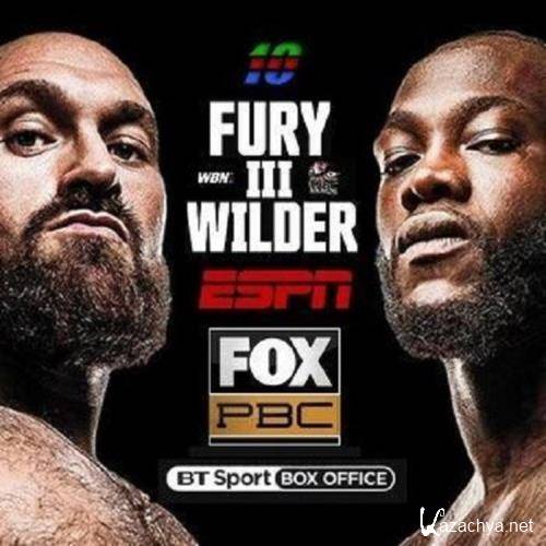 Бокс / Тайсон Фьюри — Деонтей Уайлдер 3 / Boxing / Tyson Fury vs Deontay Wilder III (2021) IPTV 1080p