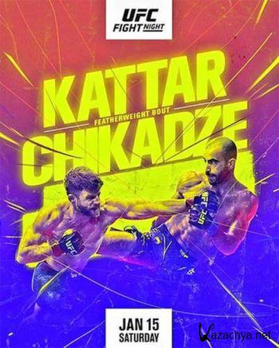 Смешанные единоборства: Келвин Кэттер - Гига Чикадзе / Полный кард / UFC on ESPN 32: Kattar vs. Chikadze / Full Event (2022) WEB-DLRip