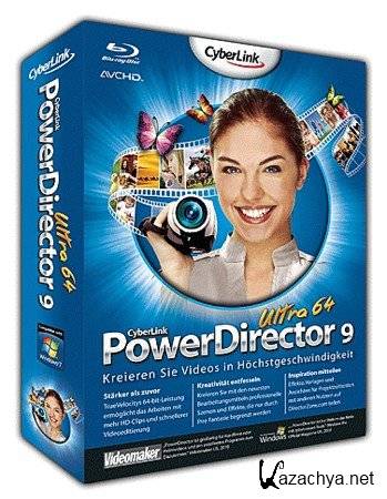 Cyberlink Power Director ver.9.00.2330 [Windows All/x86/x64] (2010/Multi/RUS] + Extras