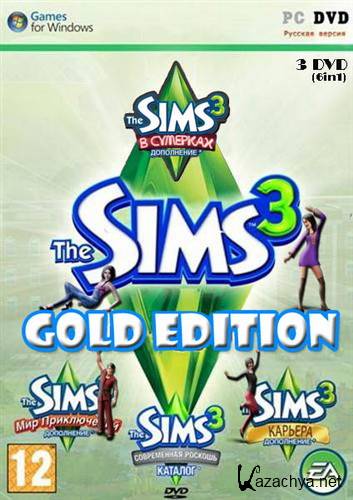 The Sims 3. Gold Edition (2009) PC