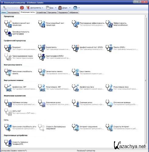 SiSoftware Sandra Pro Business 2011c v.1.17.30 (x32/ML/RUS) -  