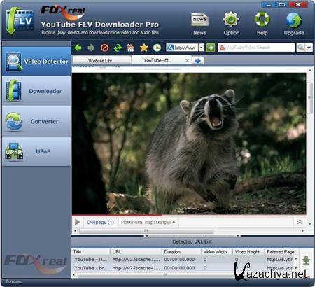 Foxreal YouTube FLV Downloader Pro v1.0.2.1