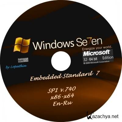 Windows Embedded Standard 7 SP1 v.740 (x86/x64) Full Eng-Rus