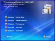 Windows 7 (x86/x64/Rus/Ger) 2xDVD