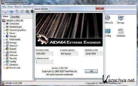 AIDA64 Extreme Edition Engineer License v 1.50.1219 Beta ML