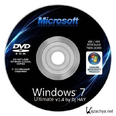Windows 7 Ultimate x86 & x64 by Dj HAY v1.4