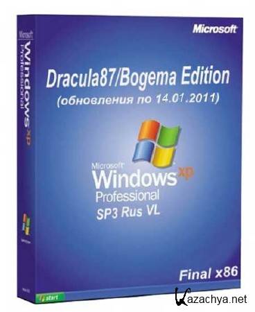 Windows XP Pro SP3 Rus VL Final 86 Dracula87/Bogema Edition (v.14.01.2011/RUS)