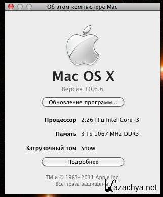 MacOS [ v.10.6.5  Lenovo, g460 - i3A  g560 - i3A ]