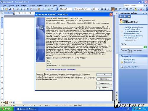 Microsoft Office Professional 2003 SP3 Rus ( 15.01.2011)