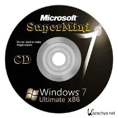 Windows 7 Ultimate SP1 x86 RU SuperMini  CD (2011) Rus