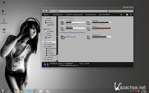 Windows 7 Dark Ultimate Netbook Edition SP1 by CheateR (ENG/x86)
