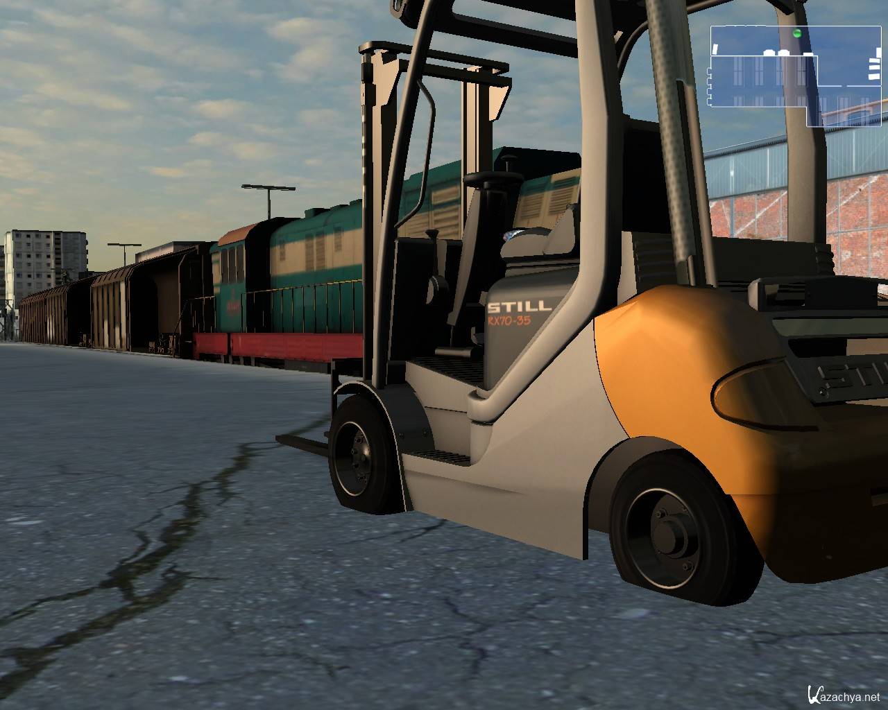 Симулятор погрузчика. Forklift Truck Simulator 2009. Гонки на погрузчиках. Forklift Simulator. Симулятор складских грузчиков.