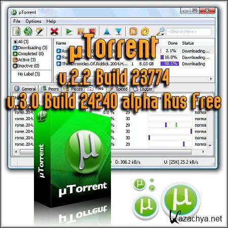 Torrent v.2.2 Build 23774 / v.3.0 Build 24240 alpha Rus Free