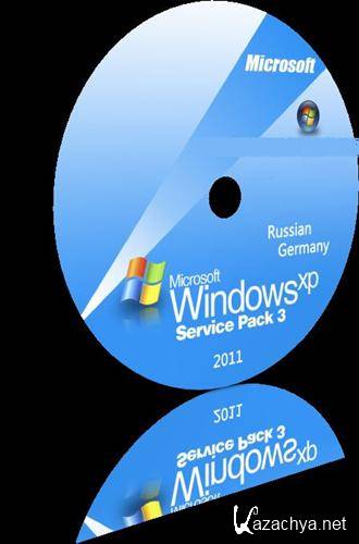 Windows XP / SP3 / Corporate x86 / Russian & Germany / SATA/RAID / MassStorage drivers / 2-CD / 2011 / 2 x 600 Mb