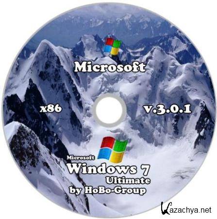 Windows 7 Ultimate x86 SP1 by HoBo-Group v.3.0.1 (2011/RUS/ENG)