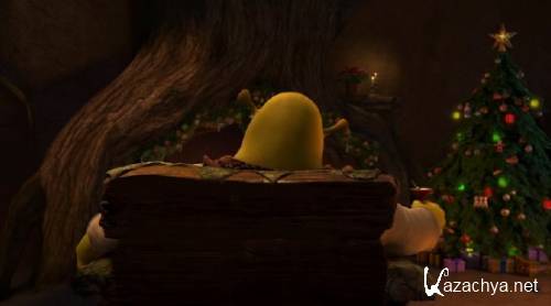 ������-��������� ��������� / Donkey's Christmas Shrektacular (2010/DVDRip)