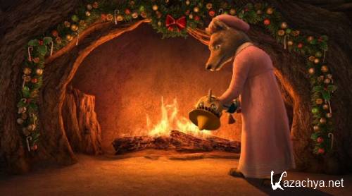 ������-��������� ��������� / Donkey's Christmas Shrektacular (2010/DVDRip)