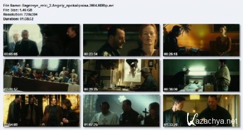 �a������ ���� 2: ������ ������������ / Les rivi?res p�urpres II - Les anges de l'apocalypse (�DRip/2004/1.46 Gb)