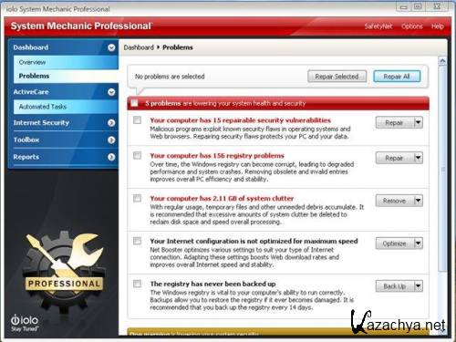 System Mechanic Professinal 10.1.1 (2010, Eng)